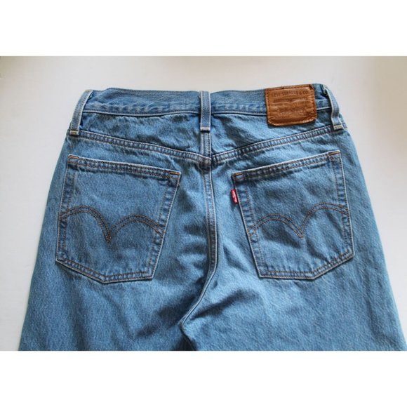 Levi's Wedgie Icon Straight Ankle Jeans Athens Pushed Size 27 - Picture 7 of 11